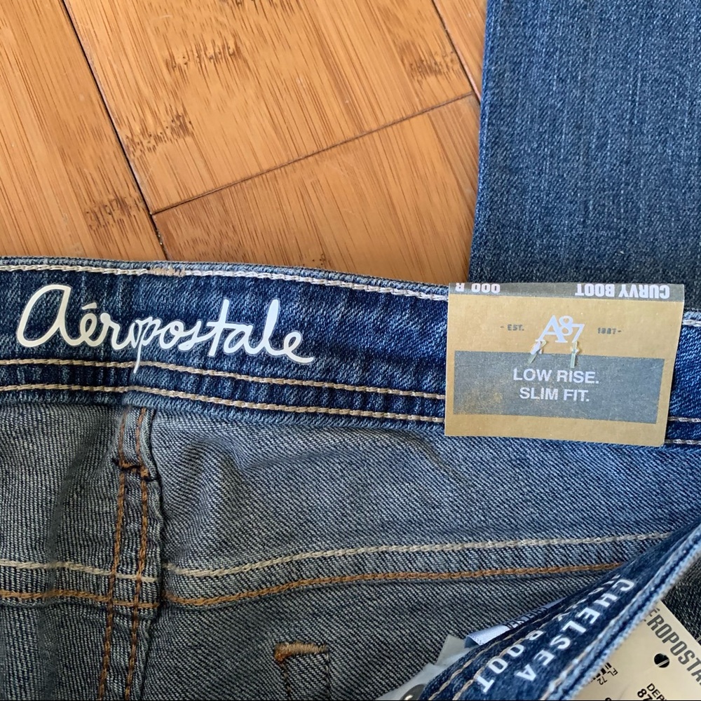 Aeropostale New Women’s Chelsea Curvy Boot Jeans - Picture 7 of 8
